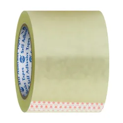 VCR Self Adhesive Transparent Cello Tape - 35 Meters in Length - 96mm / 4\' Width - 1 Roll Per Pack - BOPP Industrial Packaging Tape for E-Commerce Box Packing, Office and Home use