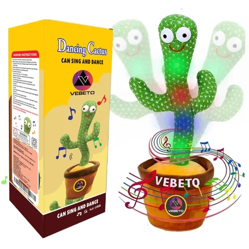 Image of VEBETO Dancing Cactus Toy for Kids