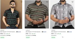 VeBNoR Mens Collar Casual Shirt at Minimum 80% Discount