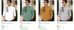 Vebnor Men's Kurtas at minimum 70% Discount