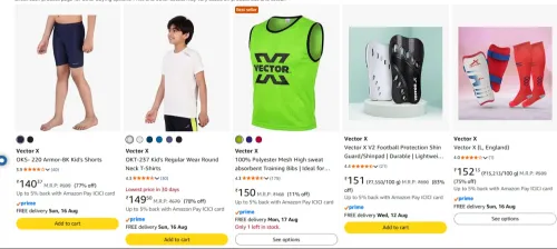 Image of Vector Kids CLothes & Sports Wear Minimum 70% Discount