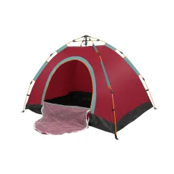 Vector X Automatic pop up Camp in 1 Seconds Camping, 3-4 Person Portable Instant Easy Set up Waterproof Windproof Automatic Hiking Camping Mountaineering(Multicolored)