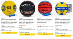 Vector X Ball at minimum 70% Discount