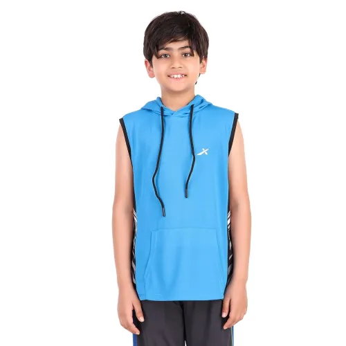 Image of Vector X Boys' Sleeveless Printed Hoodie T-Shirt