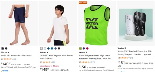 Image of Vector X Clothing starting at ₹140