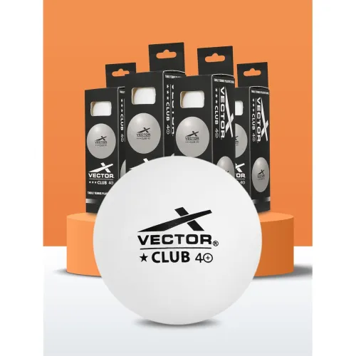 Image of Vector X Club 1 Star Premium ABS Plastic Table Tennis Balls (Pack of 12)