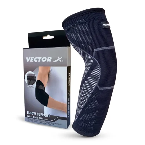Image of Vector X Elbow Support Compression Sleeve for Tendonitis, Tennis Elbow, Golf Elbow Treatment - Reduce Joint Pain During 