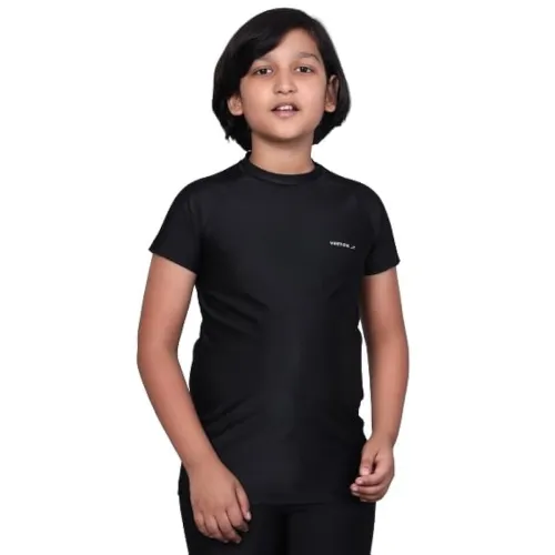 Image of Vector X Unisex Kid's OKT-231 Compression Lycra Half Sleeve Top T-Shirt