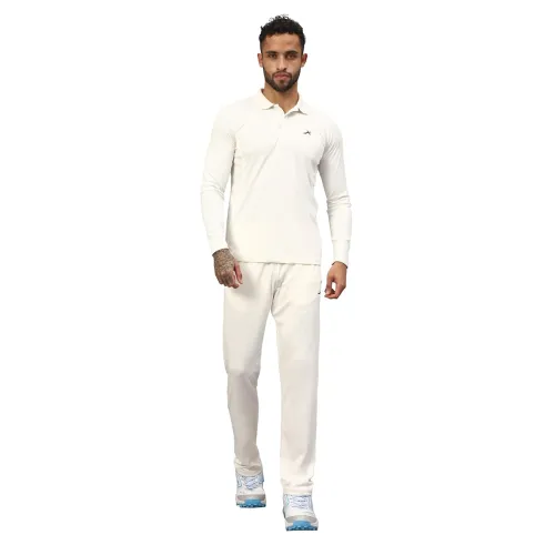 Image of Vector X OCS-291 Team Wear Whites Cricket Set Full Tee and Pant (Adults)