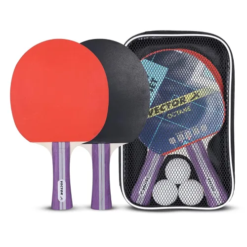 Image of Vector X Octane Table Tennis Playset (2 Racquets & 3 Balls)