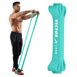 Vector X Power Pull Up 40-90 Lbs Resistance Bands for Very Heavy Strength Workouts & Fitness Gym | Natural Rubber Loop Band for Men Training (20-45 Kgs)