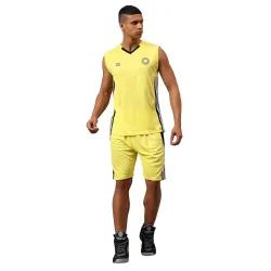 Vector X VBB-100 Men's Sleeveless Basketball Volleyball Football Team Jersey and Shorts Set Combo, Breathable Moisture-Wicking Unisex Sports Active Wear Active Wear for Running Training Men....