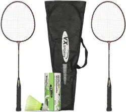 VECTOR X VXB-10 Badminton Kit (Racquets + Shuttle)
