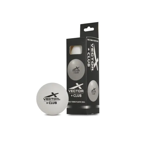 Image of Vector X 1-Star Table Tennis Balls Pack of 60 (White)