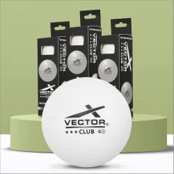 Vector X Club 3-Star Premium ABS Table Tennis Balls – Po3