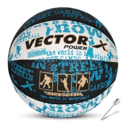 Vector X Power Rubber Moulded Indoor Basketball