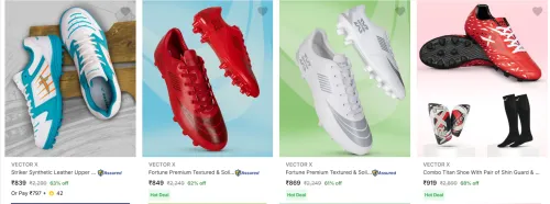 Image of Vector X Men’s Sports Shoes at minimum 60% Discount