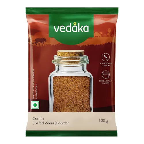 Image of Amazon Brand - Vedaka Cumin Powder | 100 gram | Safed Zeera