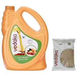 Vedaka Groundnut Oil 5L Cumin 500g