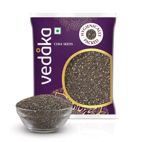 Image of Amazon Brand - Vedaka Premium Raw Chia Seeds | 200 Gram | Calcium And Protein Rich Seeds