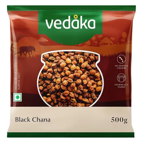 Image of Vedaka Unpolished Black Chana 500g