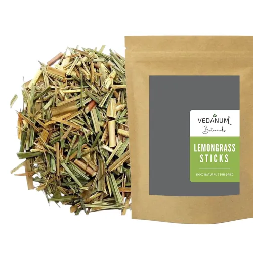 Image of Vedanum Natural Lemongrass Leaves for Skin Treatment -50Gm