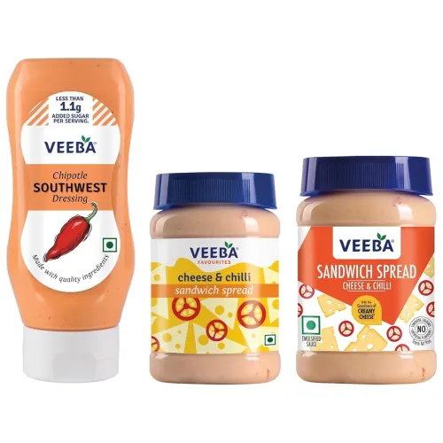 Image of Veeba Chipotle & Cheese Chilli Spread Combo (Pack of 2)