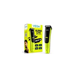 VEGA Alpha Lite Beard Trimmer for Men, Self-Sharpening Blades, Trimmer for Man, 4 Comb Attachment, Up to 6 Weeks Runtime 1 Charge, USB Type-C 2X Fast Charging, 2 Yrs Warranty(VHTH-44)