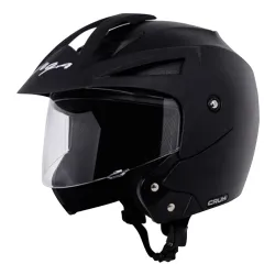 Vega Crux ISI Certified Flip-Up Helmet with Clear Visor