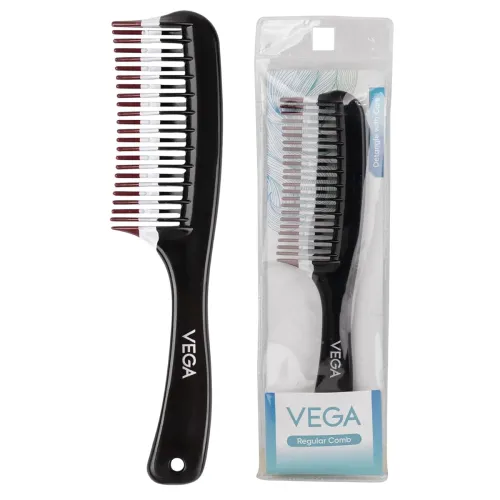Image of Vega Detangling Comb with 2 Row Teeth for Women 