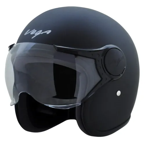 Image of Vega Jet ISI DOT Certified Matt Finish Open Face Helmet 