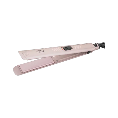 Image of VEGA K-Shine Ceramic Plates for Women Hair VHSH-28 Hair Straightener (Gold)
