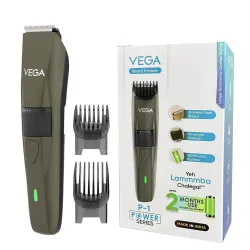 VEGA Power Series Beard Trimmer for Men with Self-Sharpening Stainless Steel