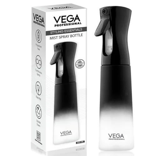 Image of Vega Professional Mist Spray Bottle for Hairstyling, Cleaning, Salons