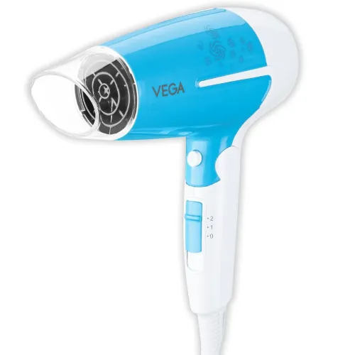 Image of Vega U Style 1400-1600W Foldable Hair Dryer for Women & Men with Cool Shot Button