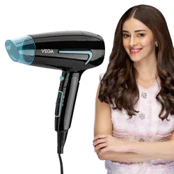 VEGA U Style 1400-1600W Foldable Hair Dryer for Women & Men with Cool Shot