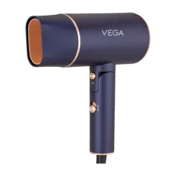 VEGA VHDH-35 Ionic Foldable Hair Dryer (1400 W, Blue)