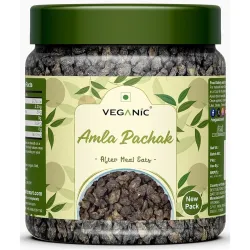Veganic Organic Amla Pachak Salted Dried Gooseberry 200g