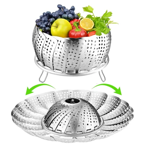 Image of Vegetable Steamer Basket for Cooking
