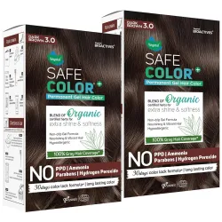Vegetal Safe Color Dark Brown 3.0 Hair Colour, 70ml * pack of 2