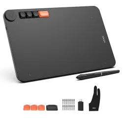 VEIKK Voila L Graphics Pen Tablet 10x6 Inch Drawing Tablet with 4 Customized Keyboard Keys
