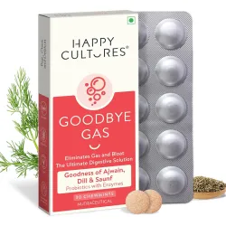 VELBIOM Happy Cultures Goodbye Gas, All Types of Gas Relief