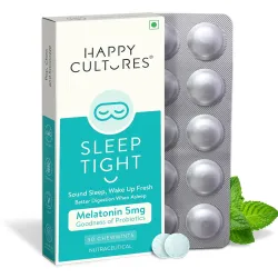 VELBIOM Happy Cultures Sleep Tight Melatonin 5Mg With Probiotic Sleep