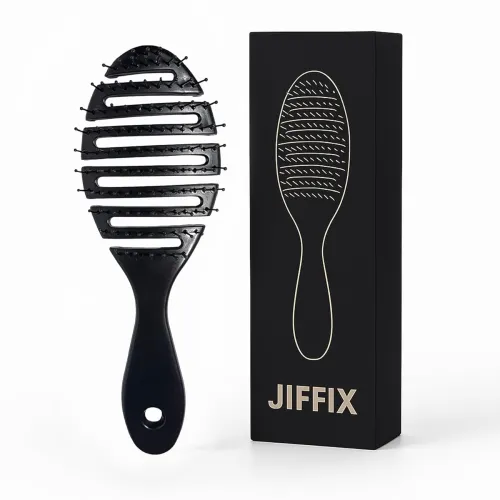 Image of Vented Detangling Paddle Brush (21 cm, Black)