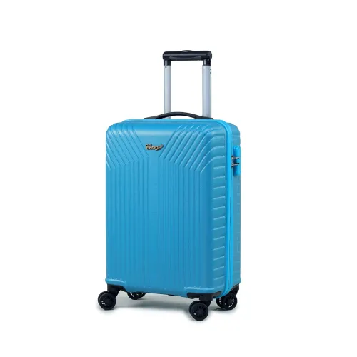 Image of Verage ACEPACK GLX 56 cms Teal Hard Sided Cabin Size Carry On Luggage Trolley Bag for Travel, Suitcase with 8 Spinner Wh
