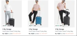 Verage luggage at minimum 82% Discount 