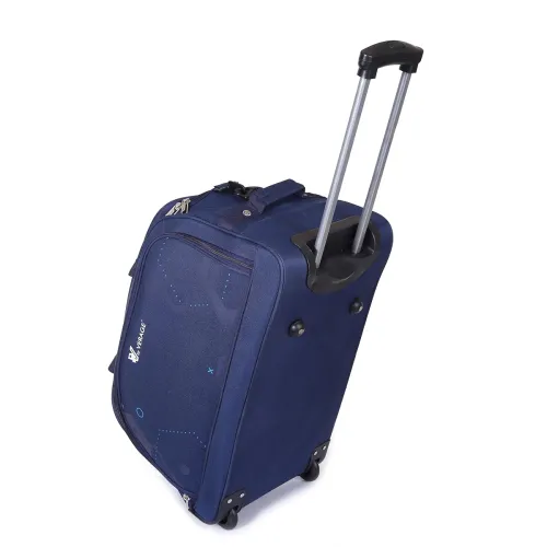 Image of Verage - Star Cabin Size 64 cms Navy-Blue Colour Wheel Duffel Bag for Travel