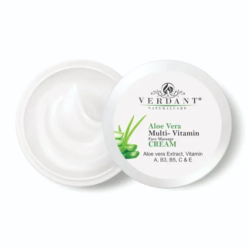 Image of Verdant Aloe Vera Face Cream | Multi-Vitamin Face Moisturizer Aloe Vera Cream- Parabens Free – 100ml