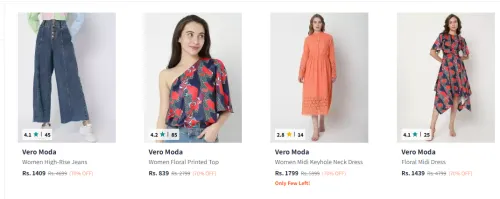 Image of Vero Moda Clothing Up to 70% discount 
