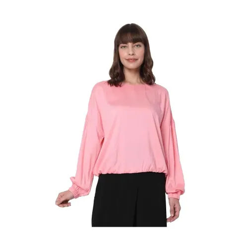 Image of VERO MODA Women's Rayon Blend Regular Fit Top